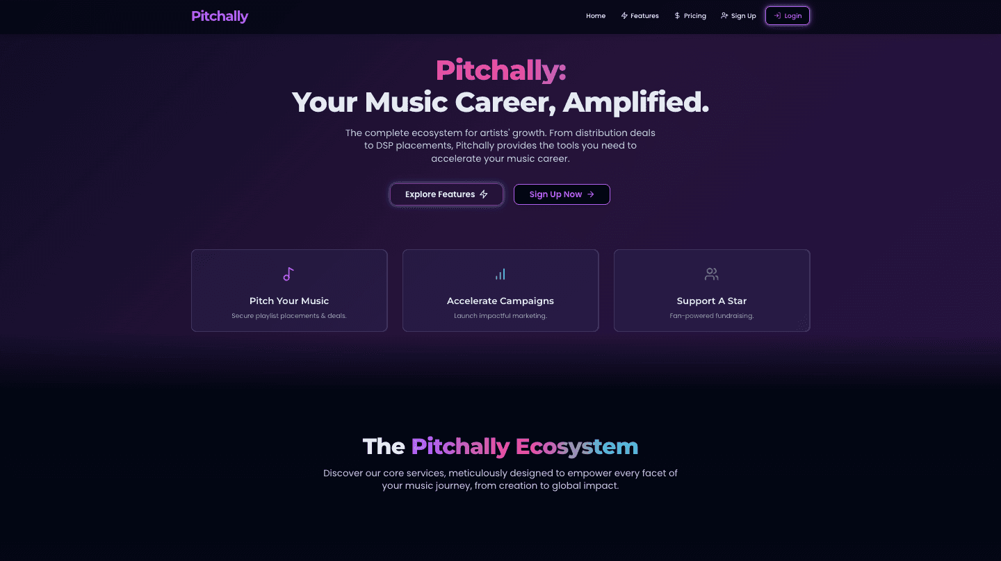 Pitchally preview